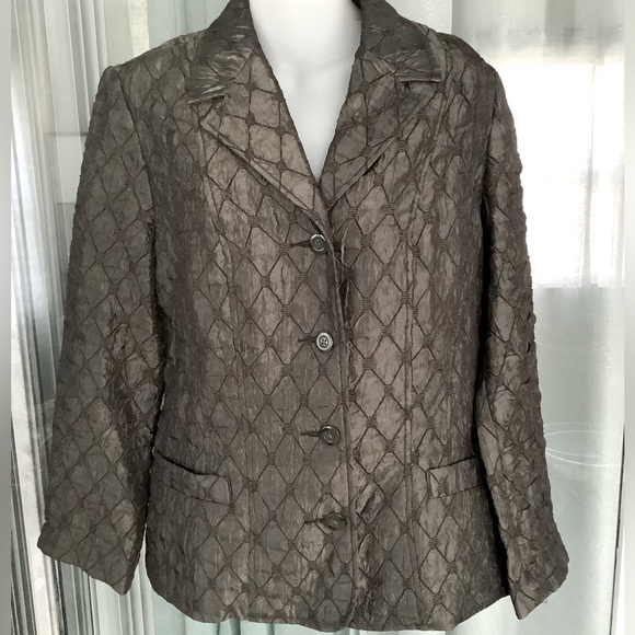 Croft & Barrow Textured Look Classy  Evening Jacket - Picture 1 of 7